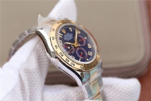Rolex Daytona 116523 Thick Wrapped Blue Dial Numerals Markers Bracelet Rolex Watch01198