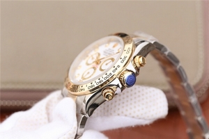 Rolex Daytona 116523 Thick Wrapped White Dial Diamonds Markers Bracelet Rolex Watch00783