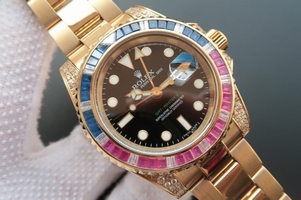 Rolex GMT-Master II BP 116758 Blue/Red Crystal Bezel Watch00285
