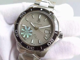 Tag-Heuer Aquaracer Calibre 5 Gray Dial Bracelet Watch00663