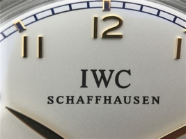 Top IWC Portuguese IW545405 White & Black Dial Watch01011