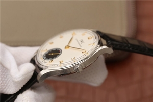 Top IWC Portuguese IW545405 White & Black Dial Watch01011