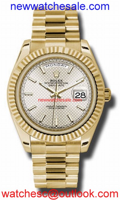 Rolex Day-Date 228238SSP 18K Yellow Gold