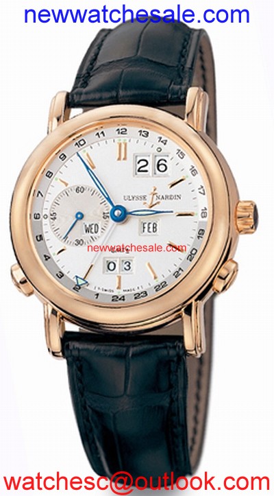 Ulysse Nardin GMT Perpetual 326-22 18kt Rose Gold
