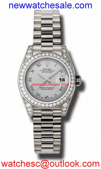 Rolex Lady Datejust 179159SRP 18k White Gold Diamond