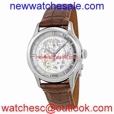Oris Artelier 01 734 7684 4051-07 1 21 73FC Skeleton