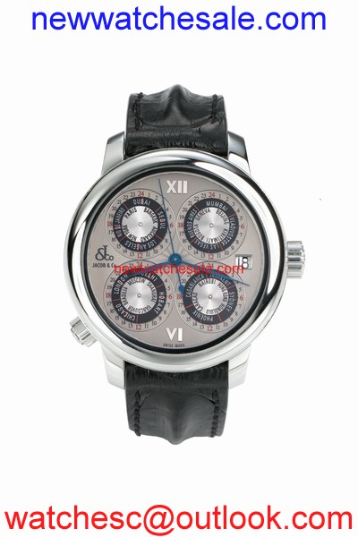 Jacob & Co. GMT World Time Automatic gMT4SS Nickel Guilloche