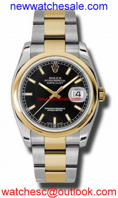 Rolex Datejust 116203BKSO Mens