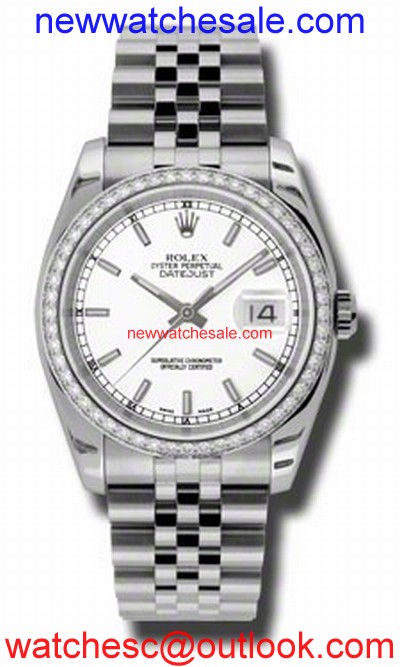Rolex Datejust 116244WSJ White