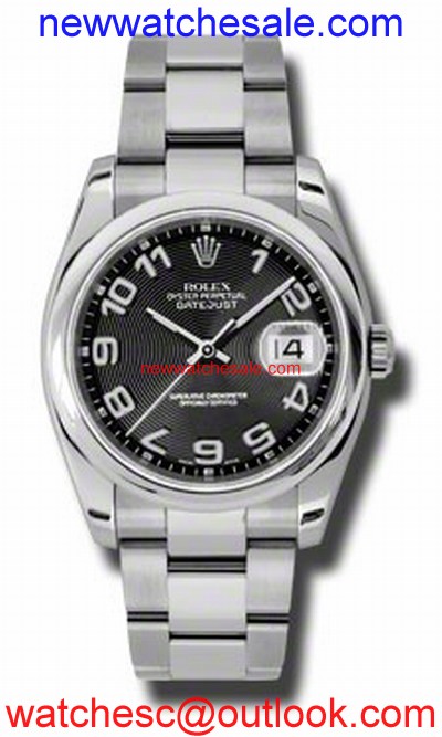 Rolex Datejust 116200BKCAO Black Concentric Circle