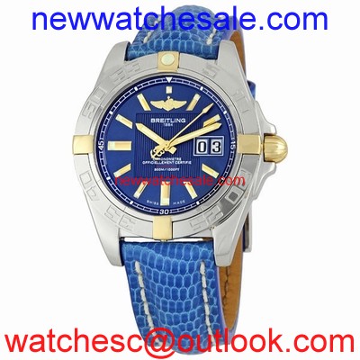 Breitling Galactic B49350L2-C809 Two Tone Stainless Steel and 18 kt Yellow Gold