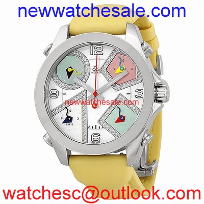 Jacob & Co. Five Time Zone JCM24DA Stainless Steel