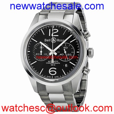 Bell and Ross Vintage BRG126-BL-ST/SST Swiss Made