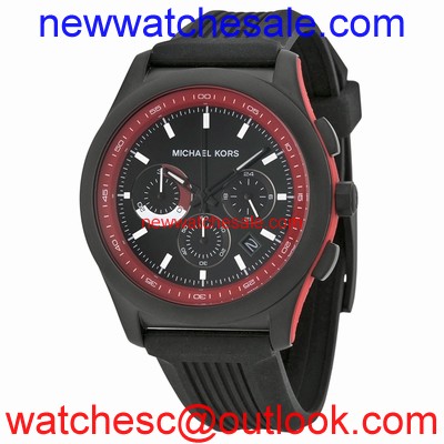 Michael Kors Outrigger MK8376 Black and Red