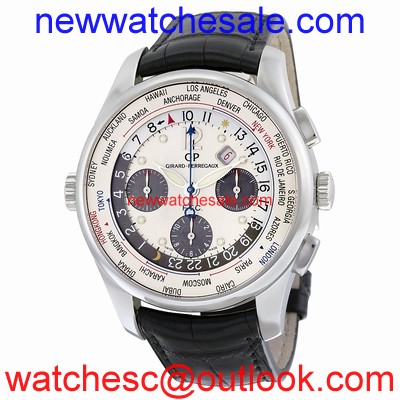 Girard Perregaux Worldwide Time Control 49805-11-152-BA6A Silver