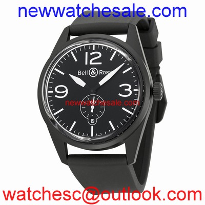 Bell and Ross Aviation BLRBR123-BL-CB Black