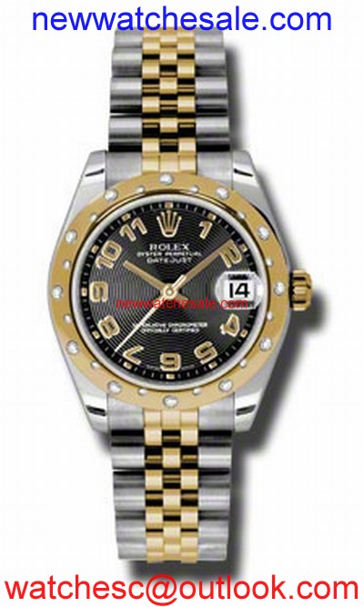 Rolex Datejust 178343BKCAJ Stainless Steel