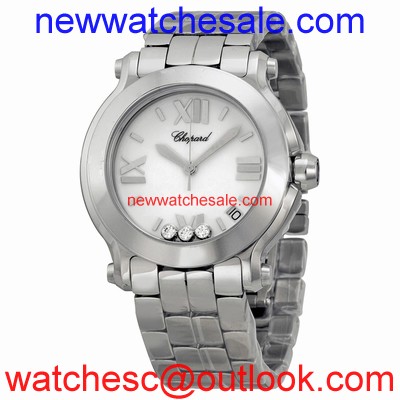 Chopard 278477-3013 White with Three Floating Diamonds