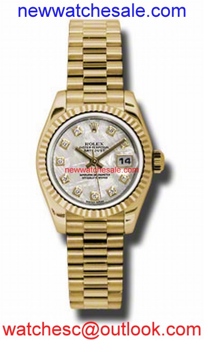 Rolex Datejust 179178MTDP 18kt Yellow Gold
