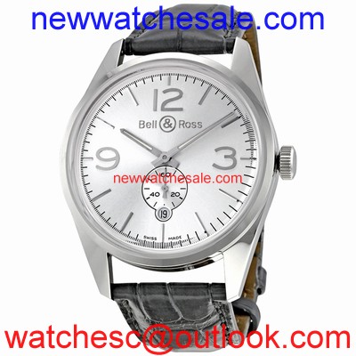 Bell and Ross Vintage BRG123-WH-ST/SCR Stainless Steel