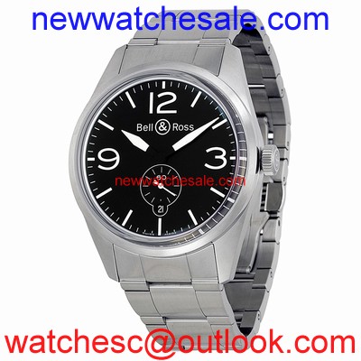 Bell and Ross Vintage BRV123-BL-ST-SST Automatic