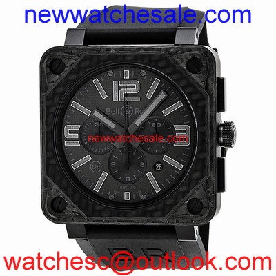 Bell and Ross Aviation BR0194-CA-FIBER-PH Black Carbon Fiber