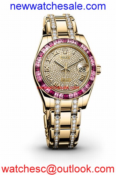 Rolex Datejust 81348SSRDPM Diamond Pave