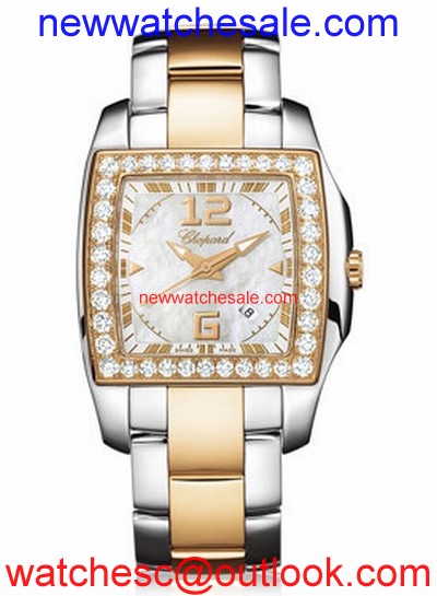 Chopard Two O Ten 108473-9001 18kt Rose Gold and Stainless Steel