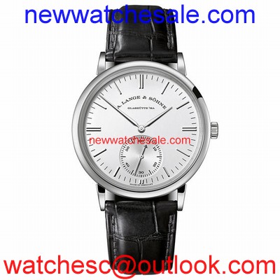 A. Lange & Sohne Saxonia 380.027 18K White Gold