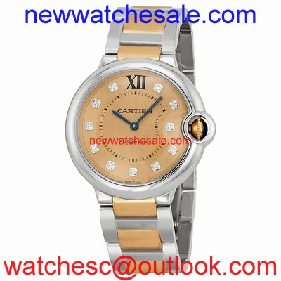 Cartier Ballon Bleu de Cartier WE902054 Rose Gold Tone