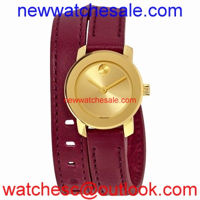 Movado Bold 3600344 Yellow Gold-Tone Sunray