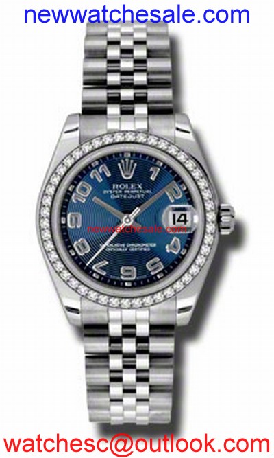 Rolex Datejust 178384BLCAJ Blue Concentric