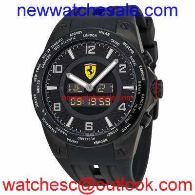 Ferrari World Time FE-05-IPB-FC Carbon-fiber