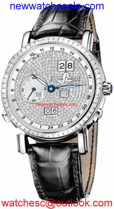 Ulysse Nardin GMT Perpetual 320-89BAG-091 18kt white gold
