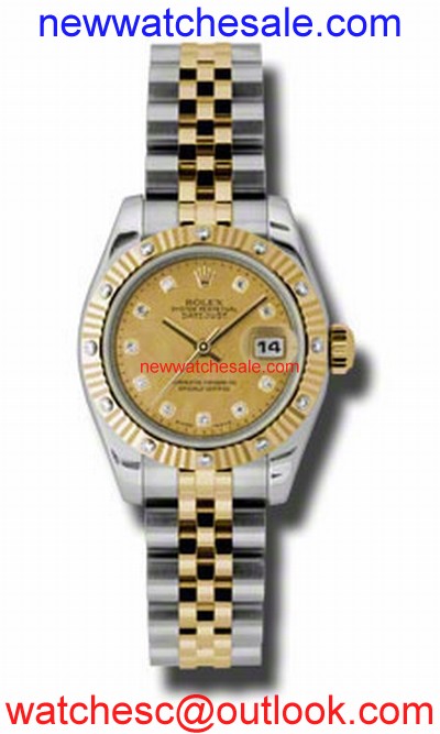 Rolex Lady Datejust 179313CGDMDJ Stainless Steel