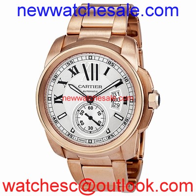 Cartier Calibre de Cartier W7100018 Silver Opaline