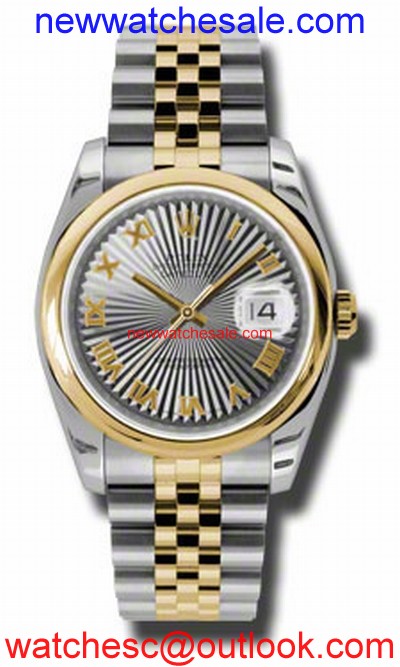 Rolex Datejust 116203GYSBRJ Stainless Steel and 18K Yellow Gold