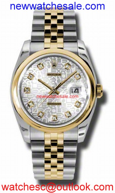 Rolex Datejust 116203SJDJ Stainless Steel and 18K Yellow Gold