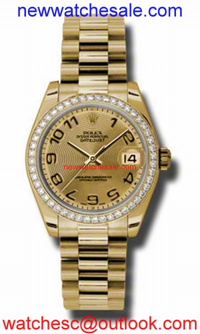 Rolex Datejust 178288CCAP Champagne Concentric Circle
