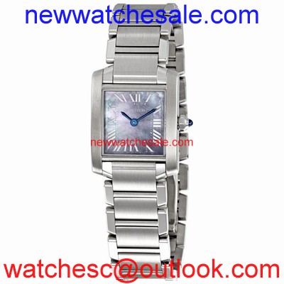 Cartier Tank W51034Q3 Blue Mother of Pearl