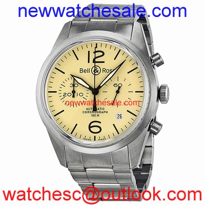 Bell and Ross Vintage BRV126-BEI-ST/SST Swiss Made