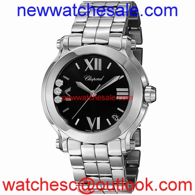 Chopard 278477-3014 Black with three floating diamonds