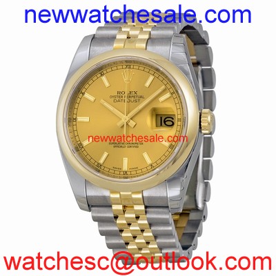 Rolex Datejust 116203CSJ Champagne