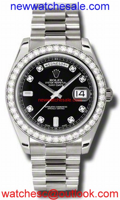Rolex Day-Date II 218349BKDP Mens