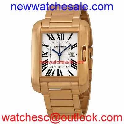 Cartier Tank Anglaise W5310003 Silver Flinque