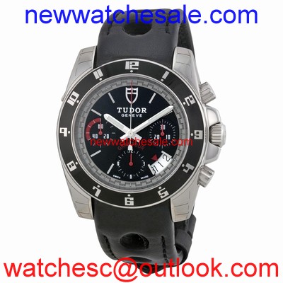 Tudor Grantour 20350N-BKSLPL Stainless Steel