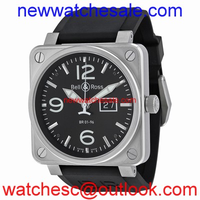 Bell and Ross Aviation BR0196-BL-ST Automatic