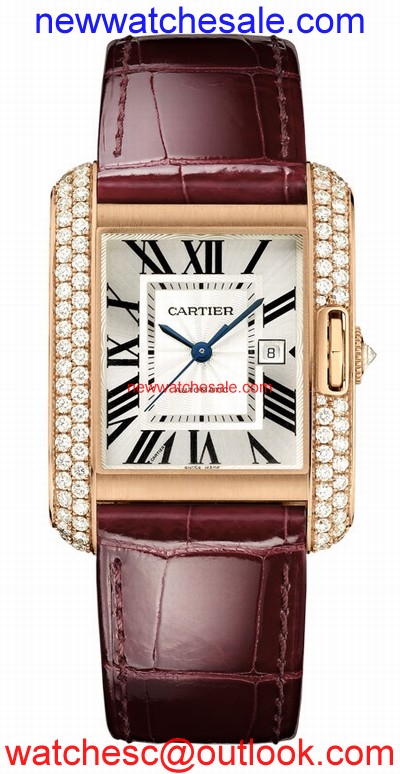 Cartier Tank WT100016 18kt Pink Gold
