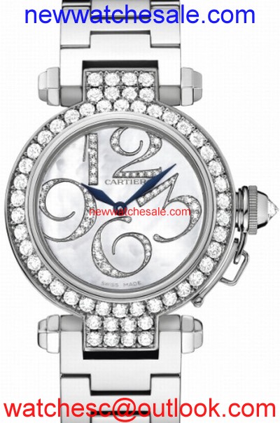 Cartier Pasha de Cartier WJ12320G 18kt White Gold