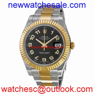 Rolex Datejust II 116333BKAO Stainless Steel